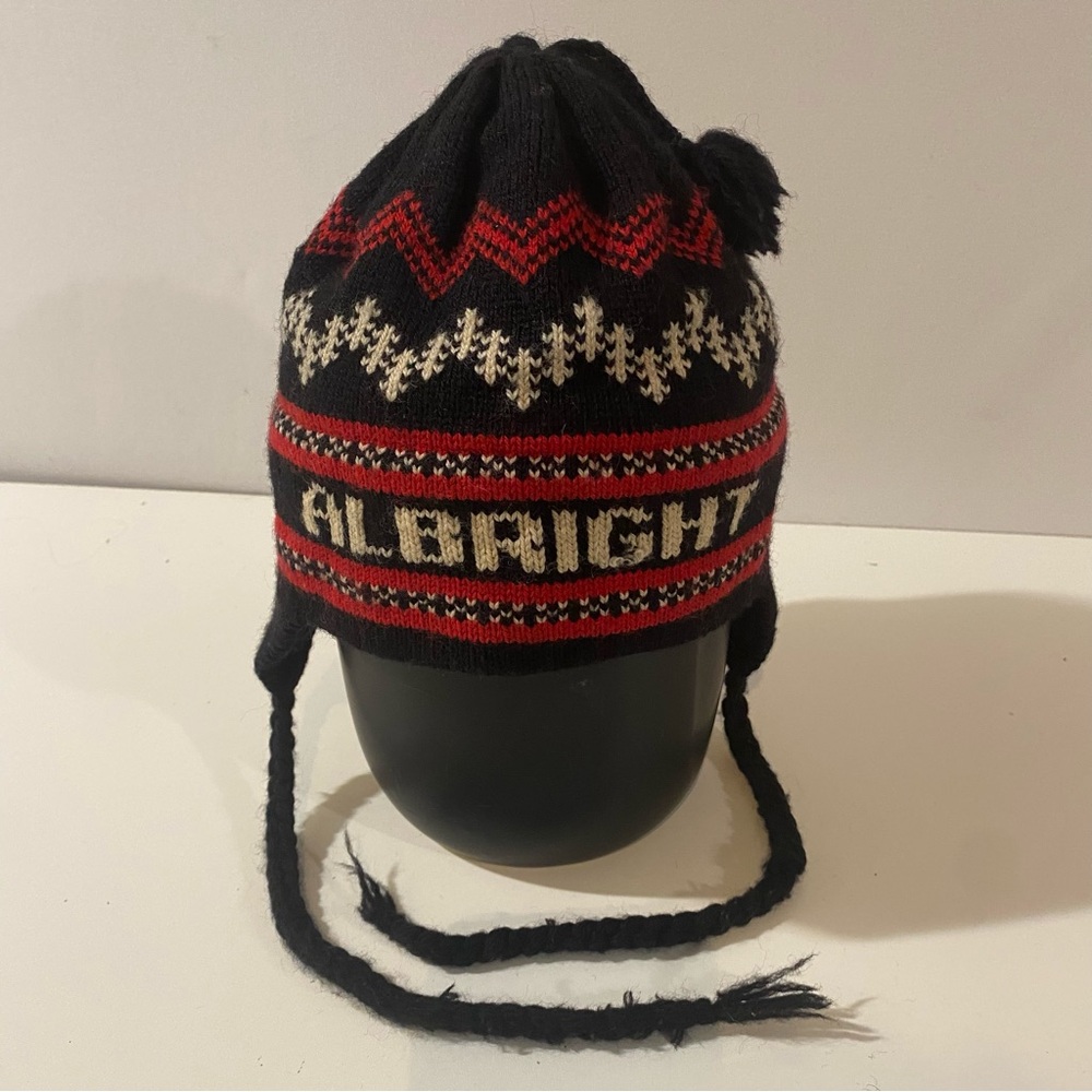 Vermont Originals Hand Crafted In USA 100% Wool Hat with Ear Muffs “Albright”